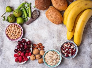 Products rich in fiber. Healthy diet food