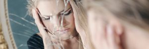 Girl with headache