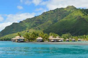 Holiday bungalow resort on Moorea