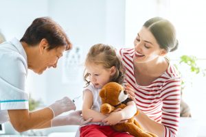 vaccination to a child
