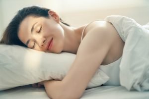 sleeping woman